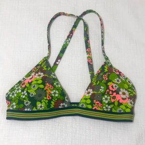 Floral bikini top Aerie